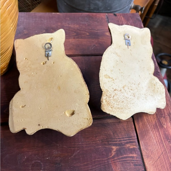 🦉 Vintage 1970s MCM Homco Foam Owls Set of Two - Picture 2 of 5